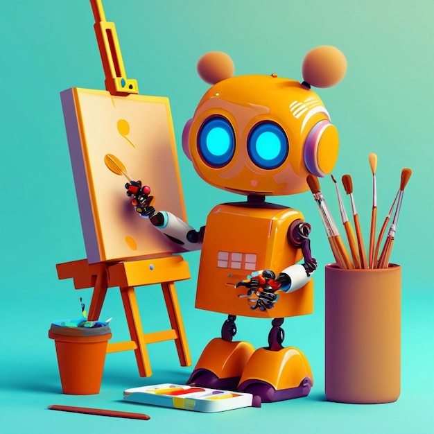 Un artiste robot