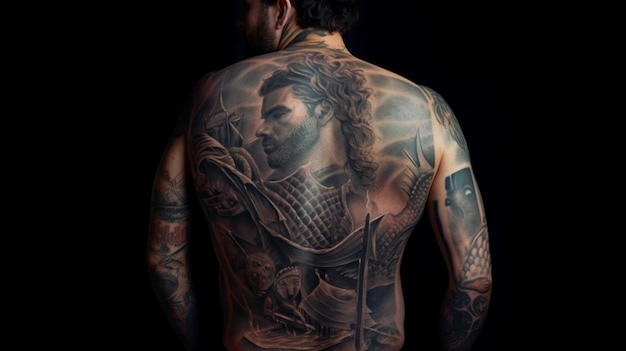 Un artiste de tatouage