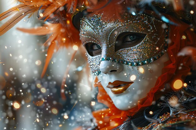 Photo des artistes de rue divertissent des foules lors d'un carnaval à i neighbor holiday