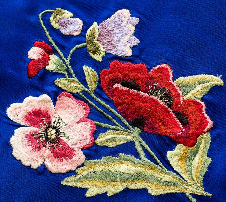 Photo arts et métiers populaires de broderie ukrainienne