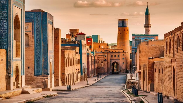 Asie centrale Ouzbékistan ville de Boukhara architecture ancienne