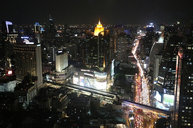 Asoke junction vue de nuit