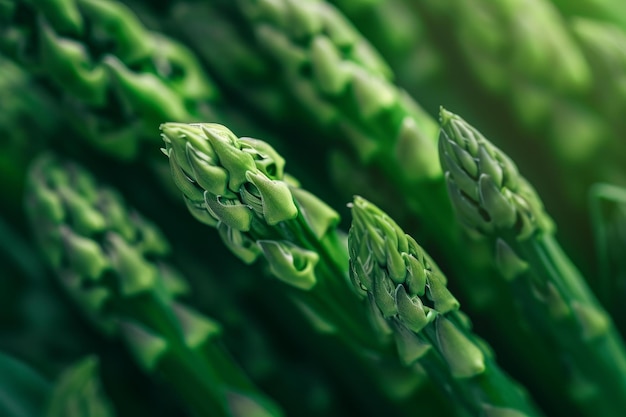 Asparagus en gros plan vert Générer Ai