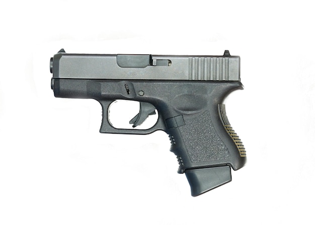 Aspect latéral du pistolet pistolet Glock26