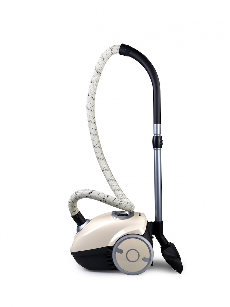 Photo aspirateur isolé sur le blanc