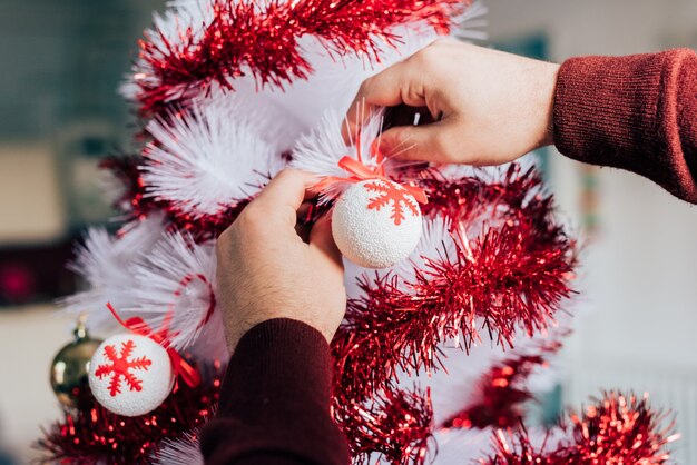 assemblage de sapin de Noël