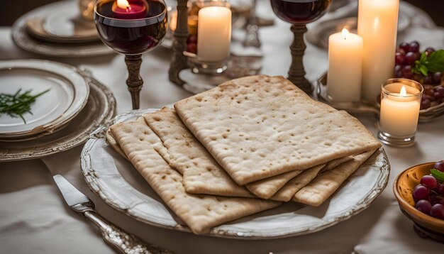 une assiette de biscuits avec une bougie et une bougia dessus