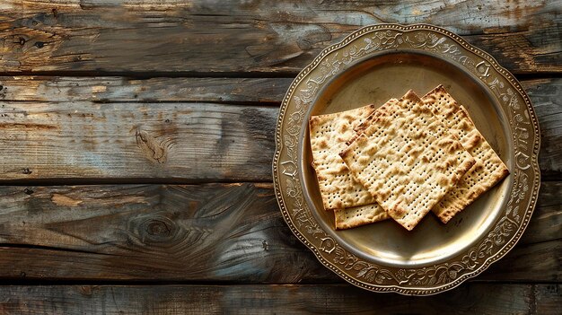 Photo une assiette de biscuits avec le mot juif dessus