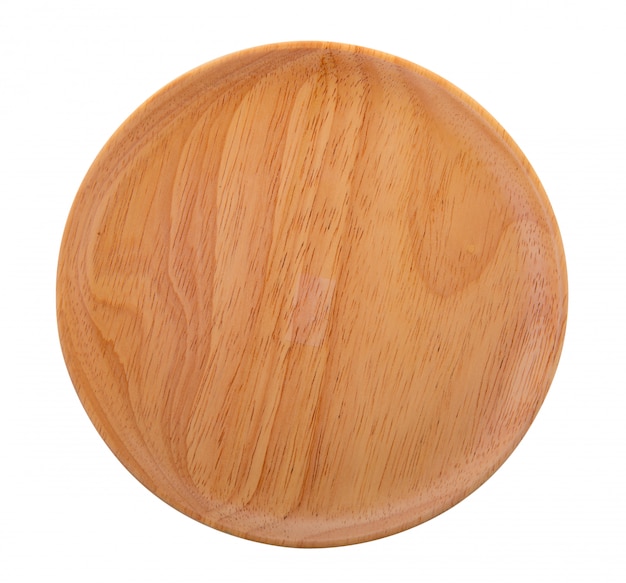 Assiette en bois