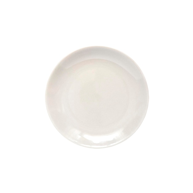 Assiette en céramique isolé sur fond blanc