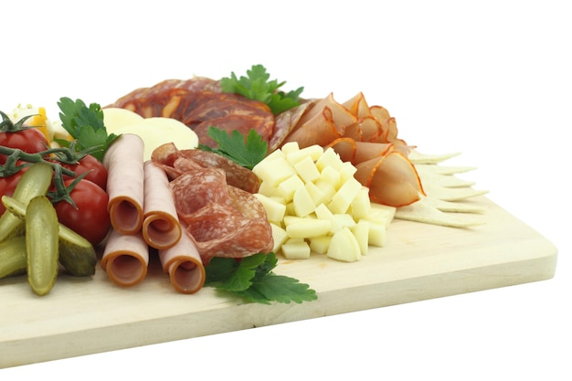 Assiette charcuterie charcuterie au fromage