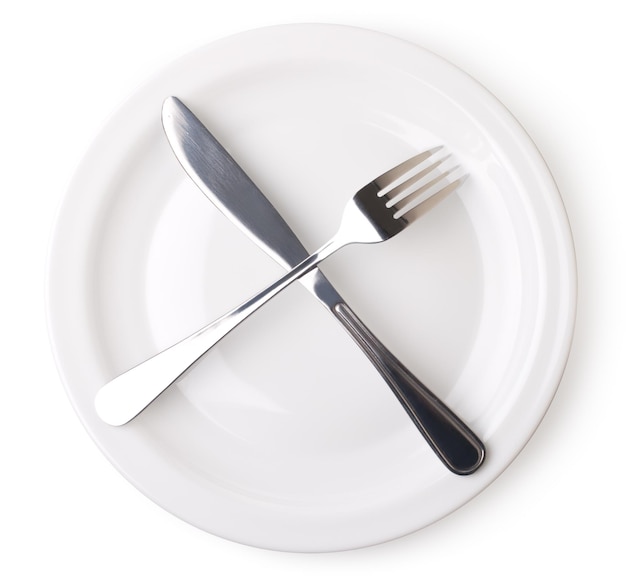 Assiette de cuisine vide