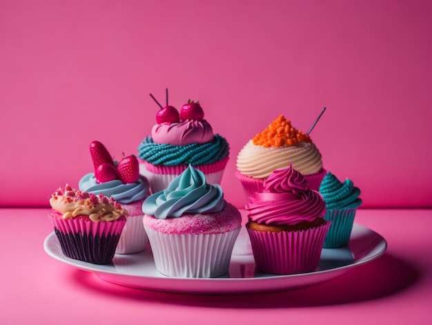 assiette à cup cake