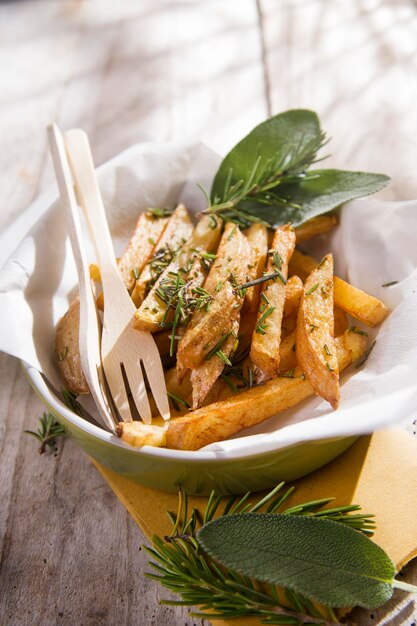 Assiette de frites