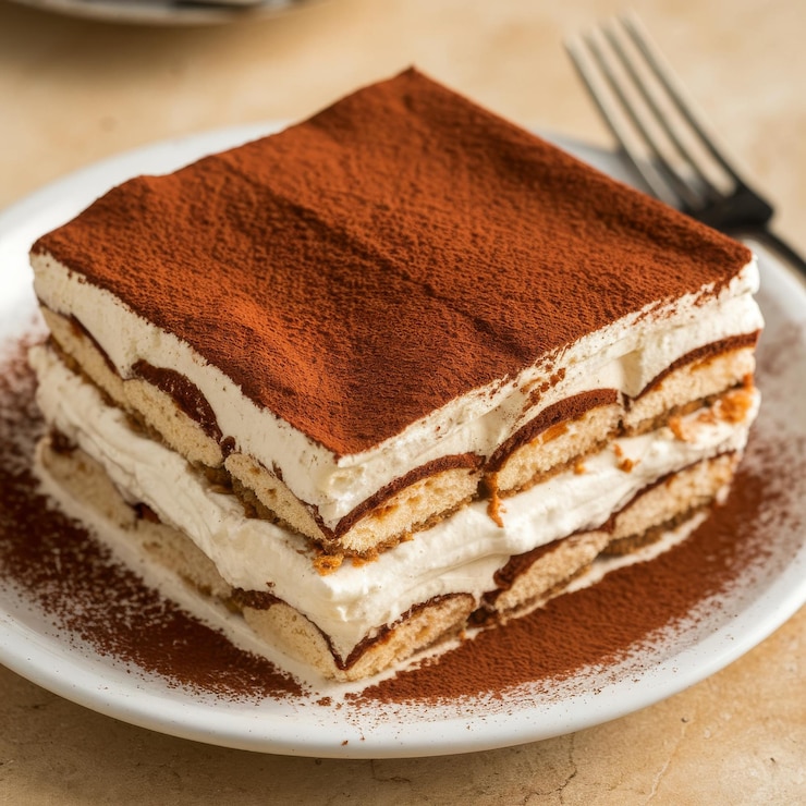 Photo une assiette avec un gâteau