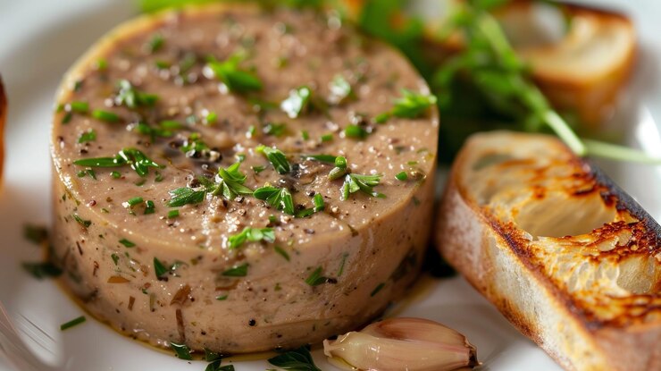 Photo une assiette de nourriture avec un morceau de viande dessus