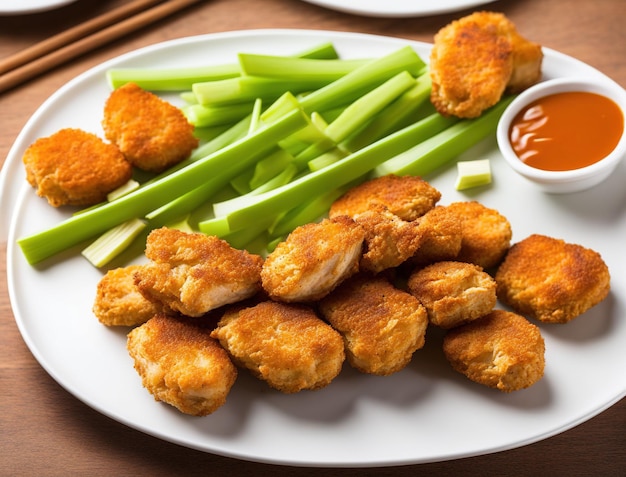 assiette de poulet désossé