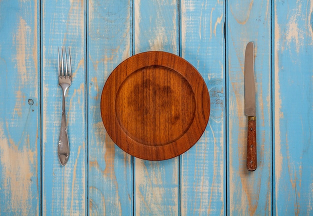 Assiette ronde en bois