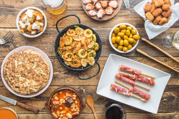 Assiettes Typiques En Espagne