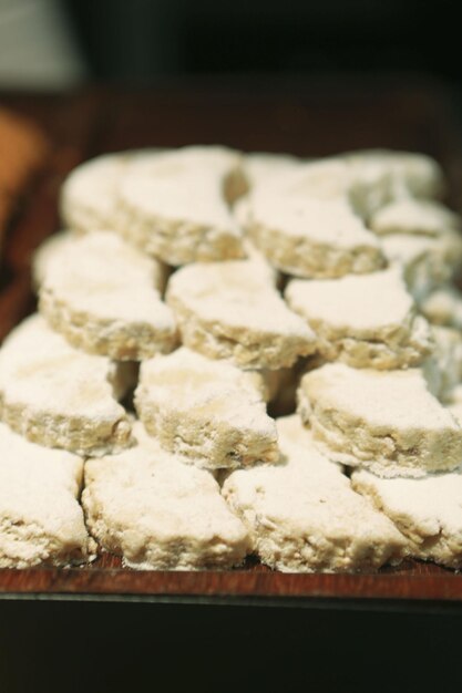 Assortiment de biscuits au thé et de biscuits aux pépites de chocolat