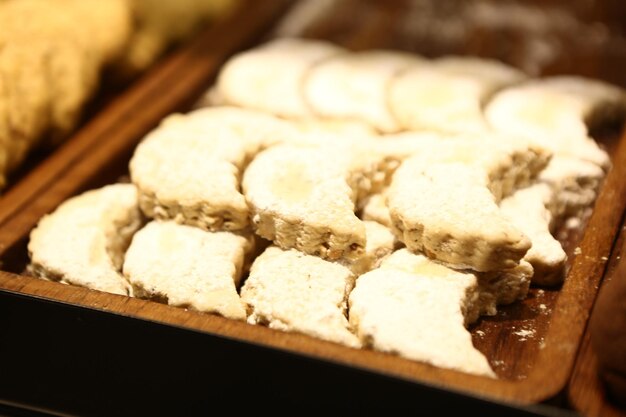 Assortiment de biscuits au thé et de biscuits aux pépites de chocolat