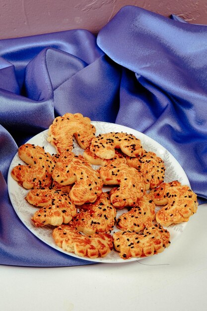 Assortiment de biscuits au thé et de biscuits aux pépites de chocolat