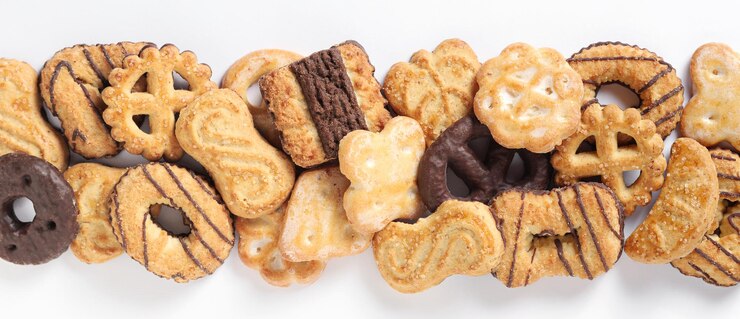 Photo assortiment de biscuits