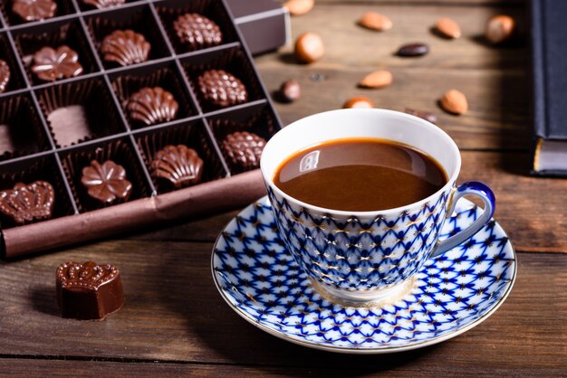 Assortiment de bonbons au chocolat