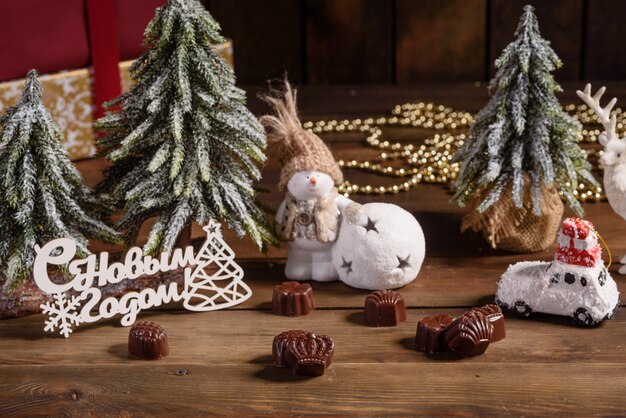 Assortiment de bonbons au chocolat