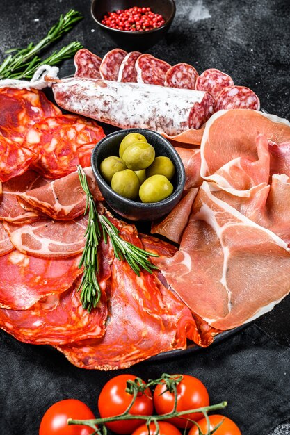 Assortiment de charcuterie espagnole