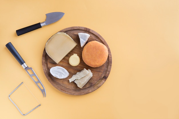 Photo assortiment de fromages de qualité