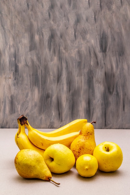 Assortiment de fruits jaune vif