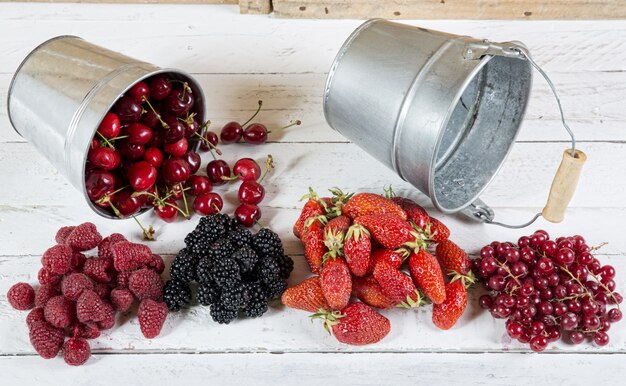 Assortiment de fruits rouges