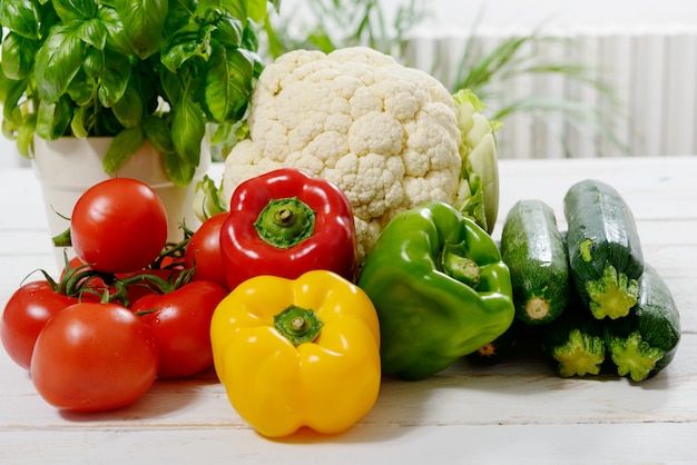 Assortiment de légumes frais