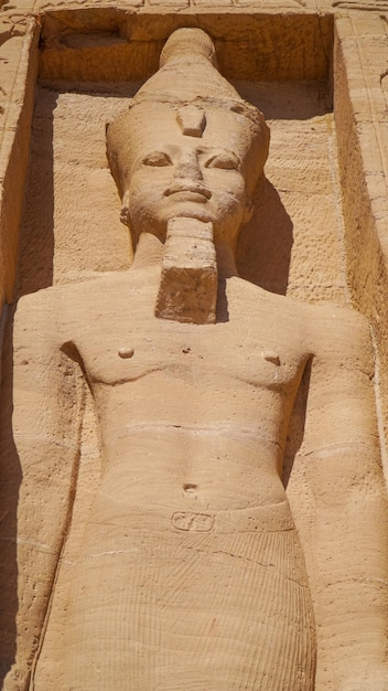 Assouan Egypte temple de Néfertari à côté du temple d'Abou Simbel temple du pharaon Ramsès II
