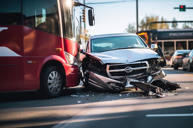 Assurance contre les collisions d'autobus et de voitures