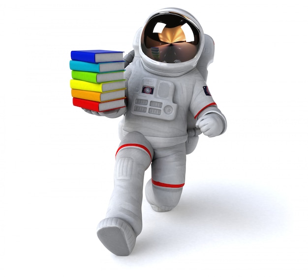 Astronaute amusant - Illustration 3D