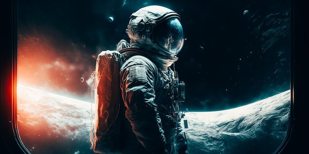 Astronaute dans l&#39;espace