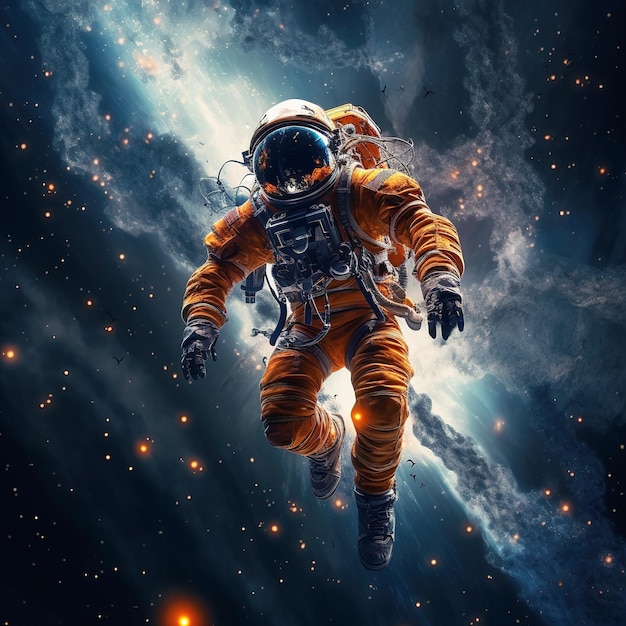 astronaute dans l'espace