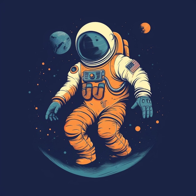 Astronaute dans l&#39;espace