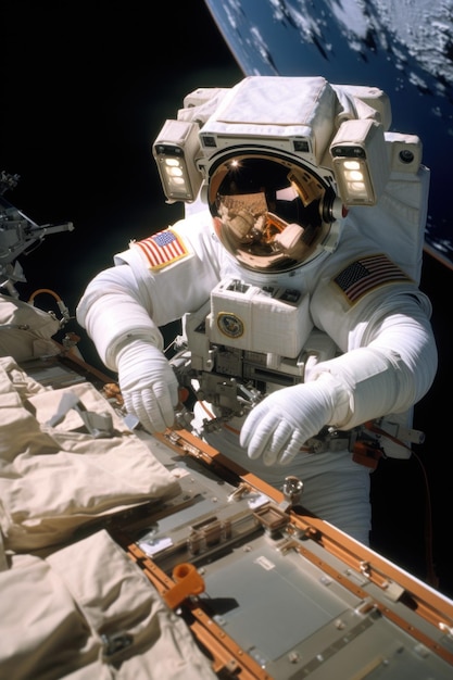 Un astronaute effectuant des expériences en gravité zéro soulignant l'importance de la recherche