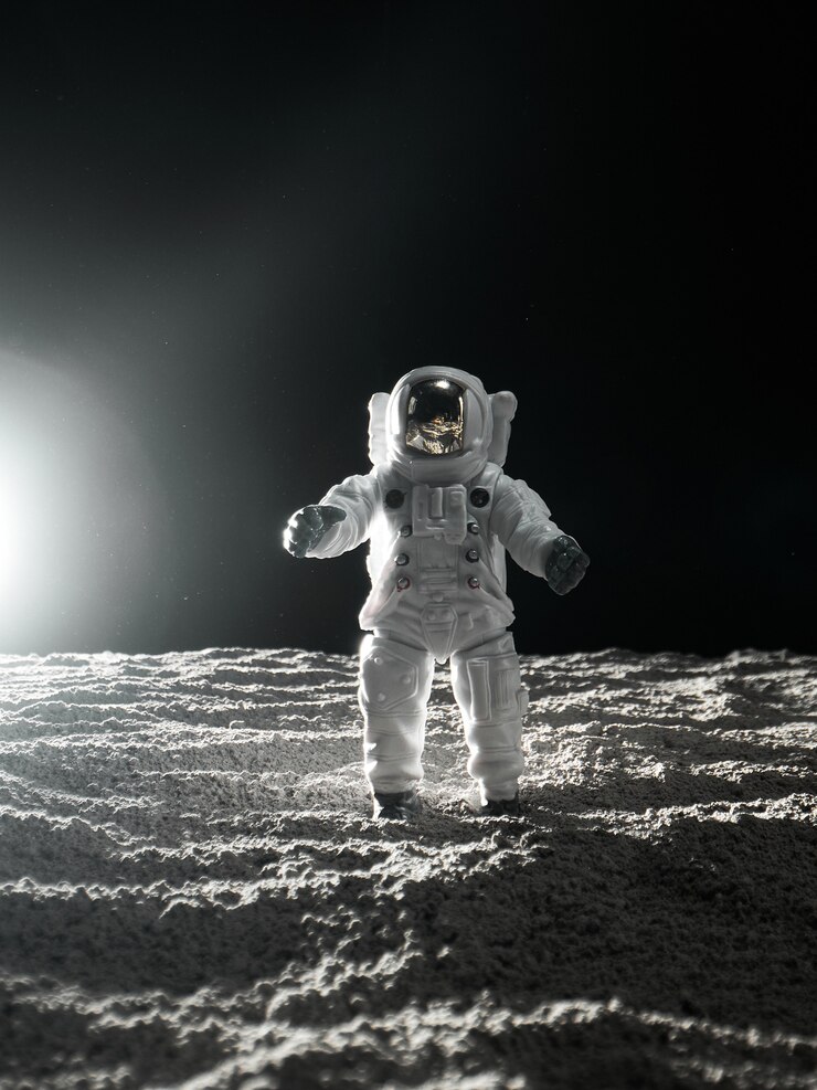 Photo astronaute à la sortie dans l'espace. art cosmique, fond d'écran de science-fiction. beauté de l'espace lointain. des milliards de galaxies dans l'univers