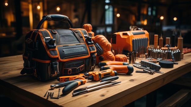 Atelier d'ouvriers tous les travaux organisés pour l'industrie de la construction