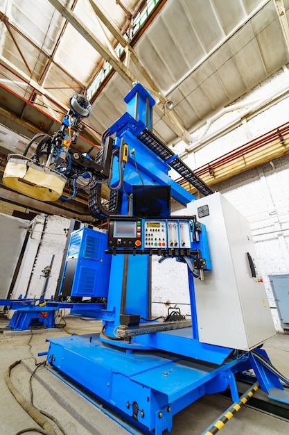 Atelier de l'usine de machines. Technique spéciale ou machinerie en usine.