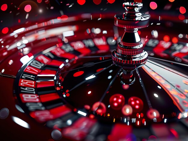 L'attrait de la roulette rouge et noire un jeu qui symbolise le casino expérience chaque tour un récit