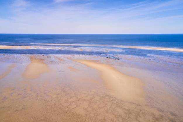 Au début du printemps L'hiver s'en va Le printemps arrive Photos de la nature de l'Eastcost Kattegat Jutland Près du fjord Mariager Danemark