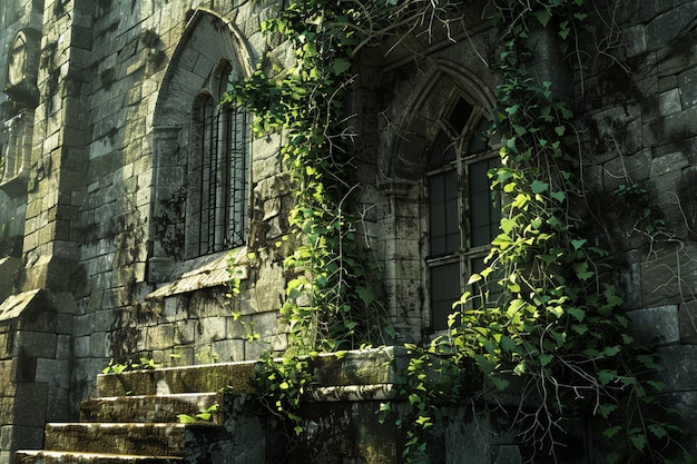 Au milieu des échos de l'histoire, l'ancien château était génératif.