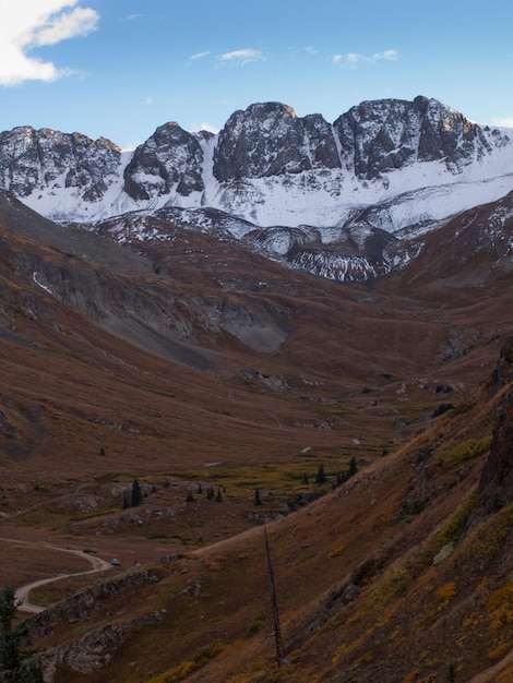 Au sommet du Cinnamon Pass, Colorado.