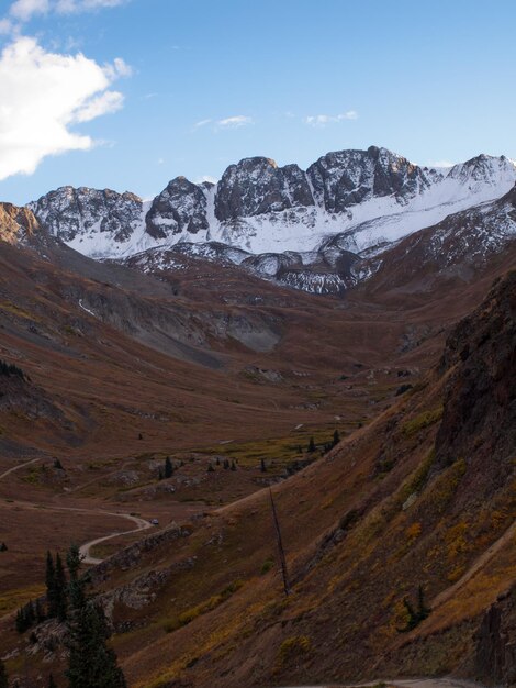 Au sommet du Cinnamon Pass, Colorado.