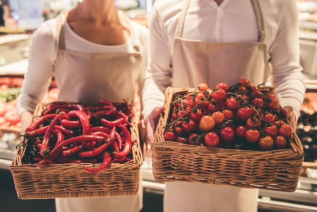 Au supermarché